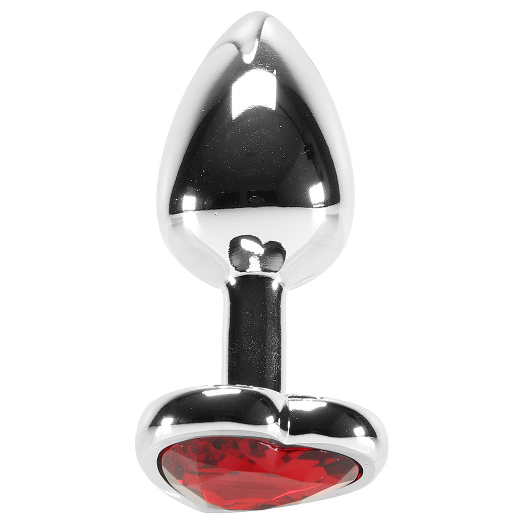 Booty Sparks Red Heart Gem Anal Plug in Small Anal Sex Toys > Butt Plugs
