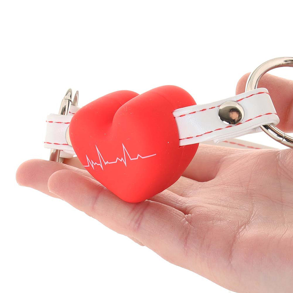 Ouch! Nurse Themed Heart Gag Bondage and Fetish > Ball Gags & Mouth Restraints