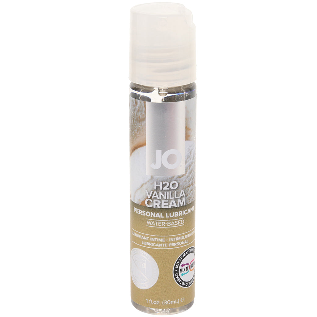 H2O Flavored Lube 1oz/30ml in Vanilla Cream Lubes and Lotions > Flavored Sex Lubes