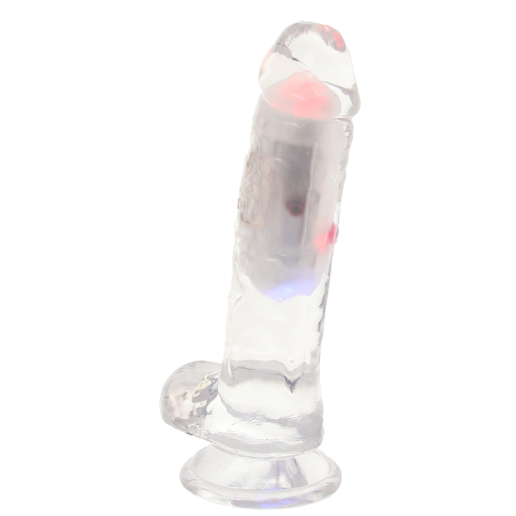 RealRock 6 Inch Light Up Vibrating Ballsy Dildo Vibrators > Realistic Vibrator Dildos