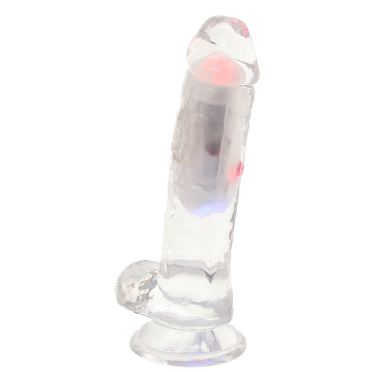 RealRock 6 Inch Light Up Vibrating Ballsy Dildo