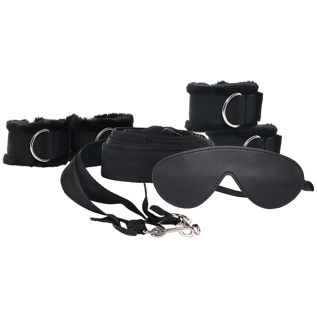Whipsmart Fuzzy Bedroom Bondage Kit Bondage and Fetish > Restraints