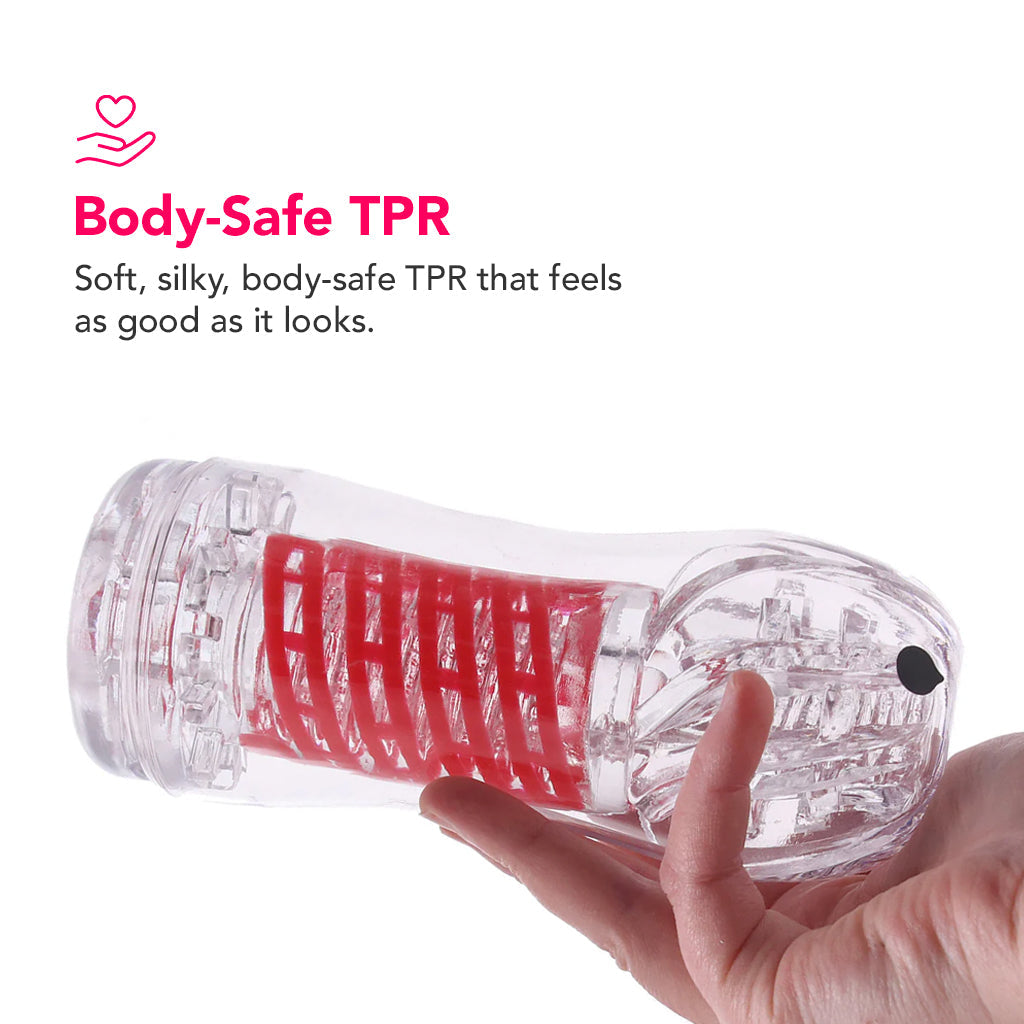 PDX Elite ViewTube 2 See-Thru Stroker Male Masturbators > Discreet Masturbators