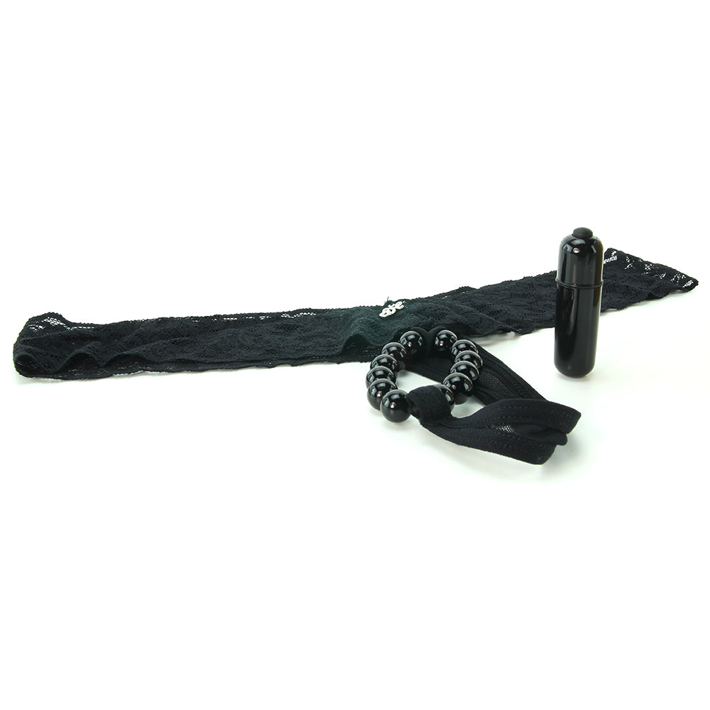 Crotchless Vibrating Panties with Pleasure Beads /M Vibrators > Wearable & Panty Vibrators