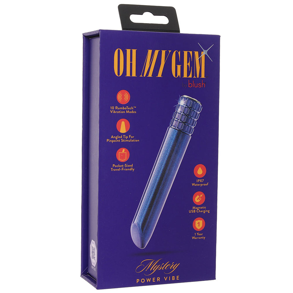 Oh My Gem Mystery Power Vibe in Sapphire Vibrators > Bullet and Egg Vibrators