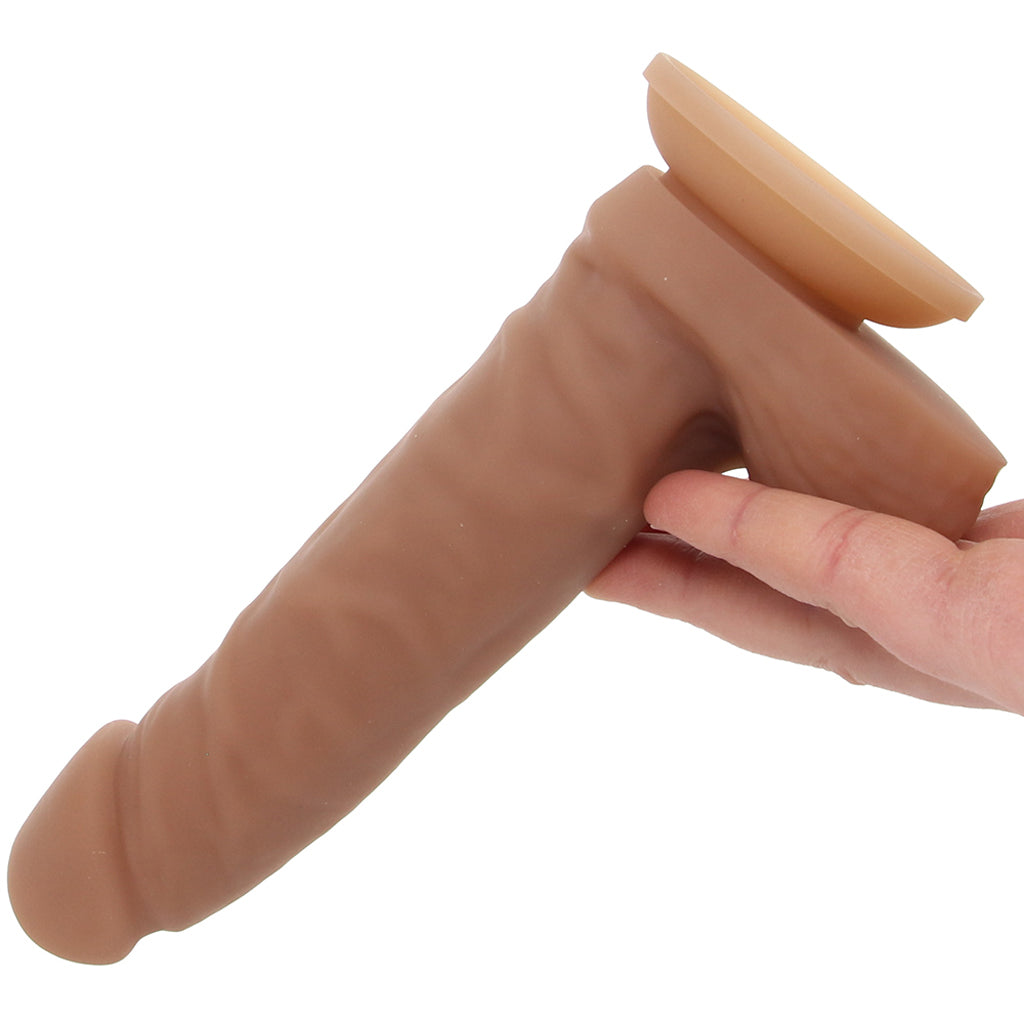 EasyRiders 7 Inch Silicone Dildo with Balls in Tan Dildo Sex Toys > Realistic Dildos
