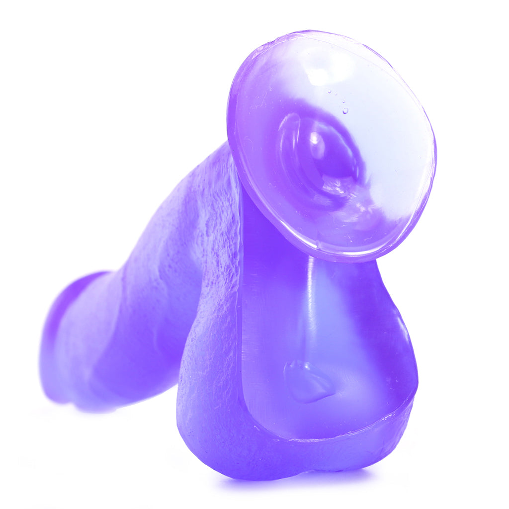 Basix 6.5 Inch Suction Base Dildo in Purple Dildo Sex Toys > Realistic Dildos