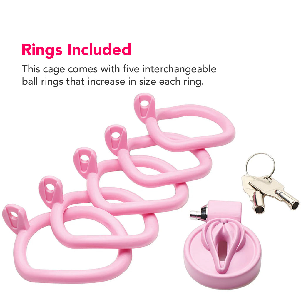 Master Series Pussification Vulva Chastity Cage Bondage and Fetish > Cock and Ball Devices