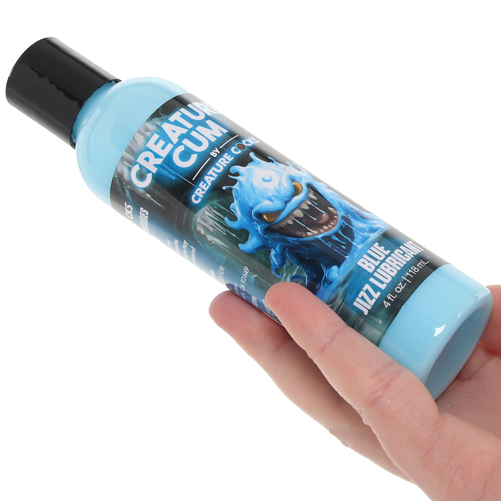 Creature Cum Water-Based Blue Lube in 4oz/118ml Shop by Brand > Creature Cocks