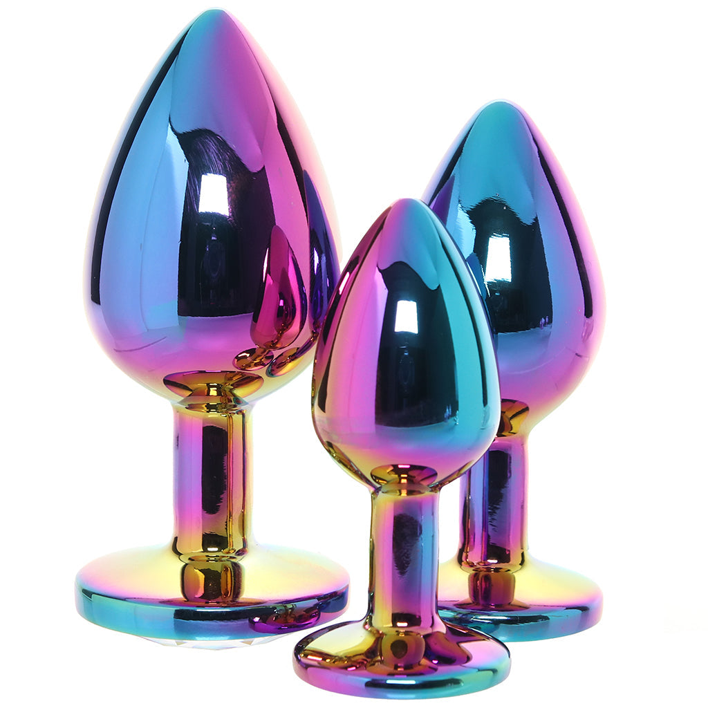 Ouch! Venice Collection Metal Anal Plug Set Anal Sex Toys > Butt Plugs