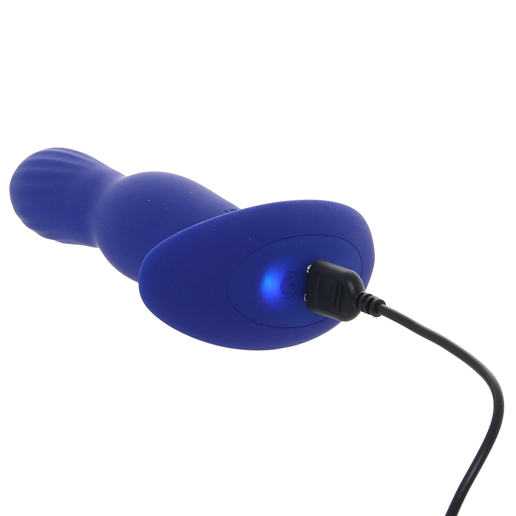 A-Play Expander 5.75 Inch Vibrating Plug in Royal Blue Anal Sex Toys > Anal Vibrators