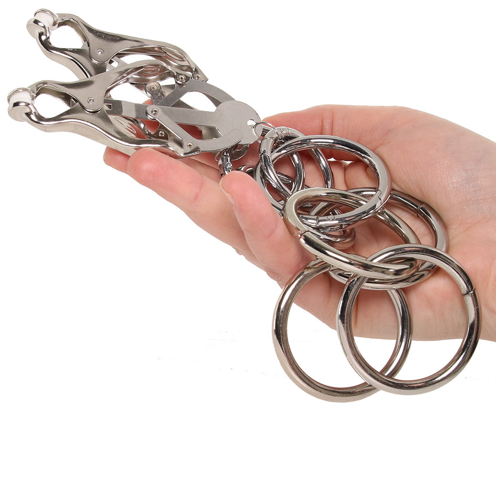 Edge Tuggable Clover Clamps Bondage and Fetish > Nipple Stimulators & Clamps