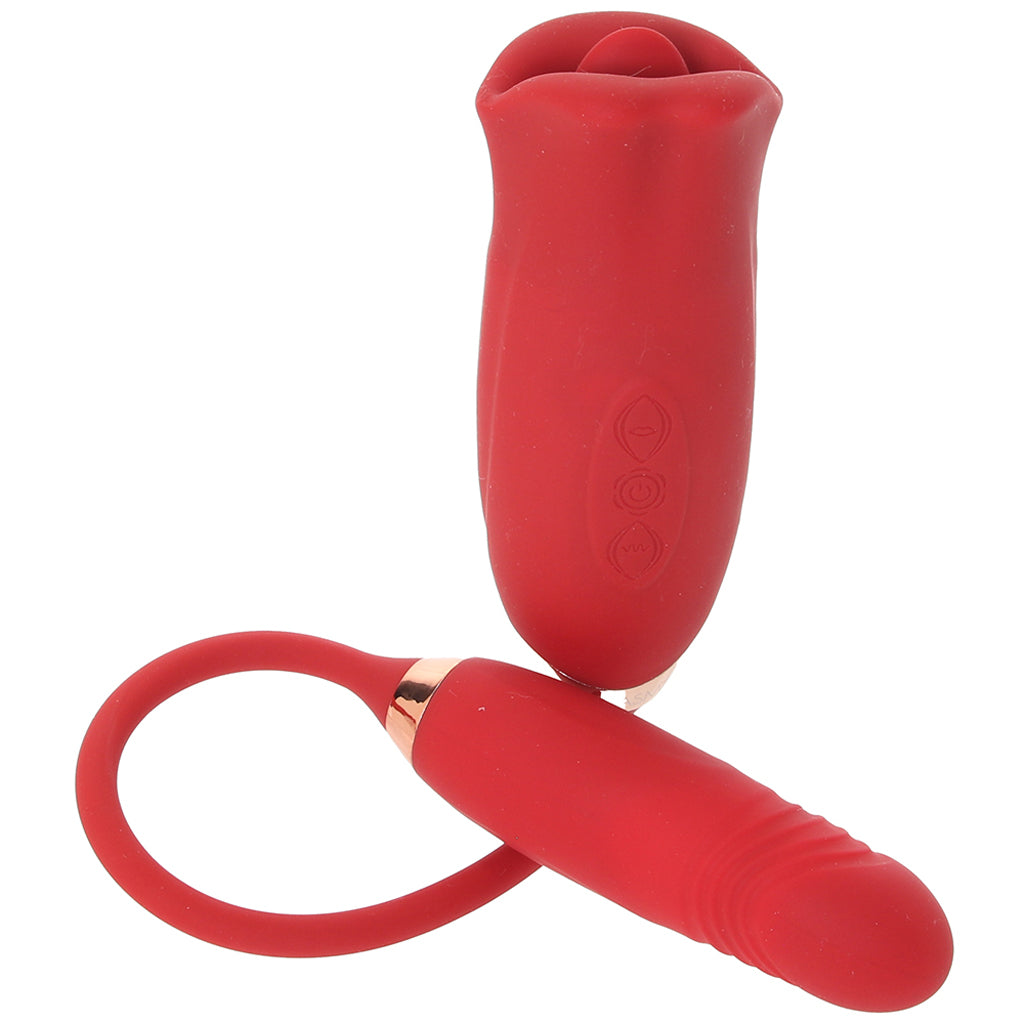Lickgasm Magic Kiss Licking and Thrusting Vibe Vibrators > Clitoral Stimulators