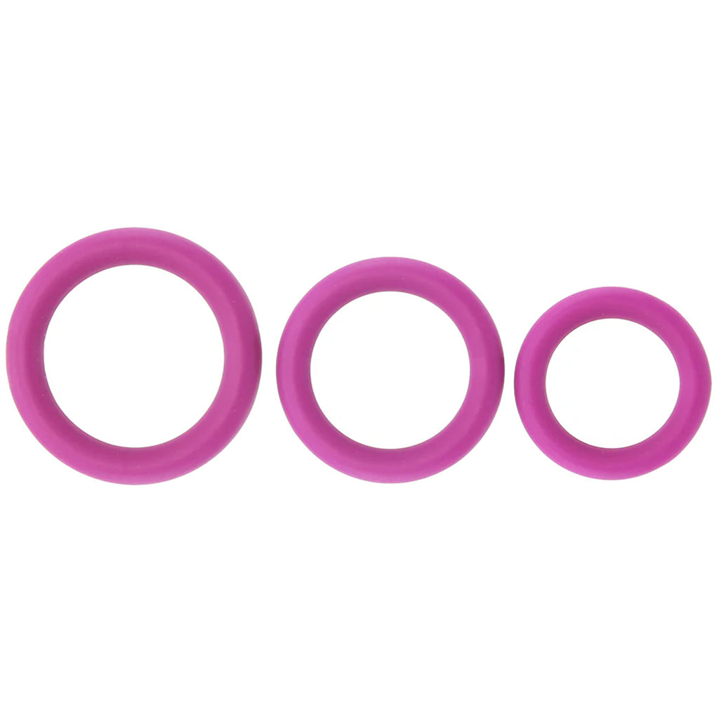 Silicone Cock Rings #2 in Purple Cock Rings