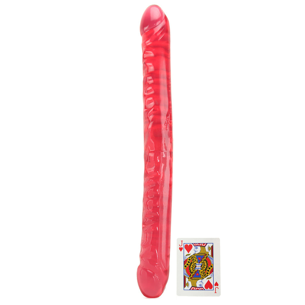 Crystal Jellies 18 Inch Double Dildo in Pink Dildo Sex Toys > Double Ended Dildos