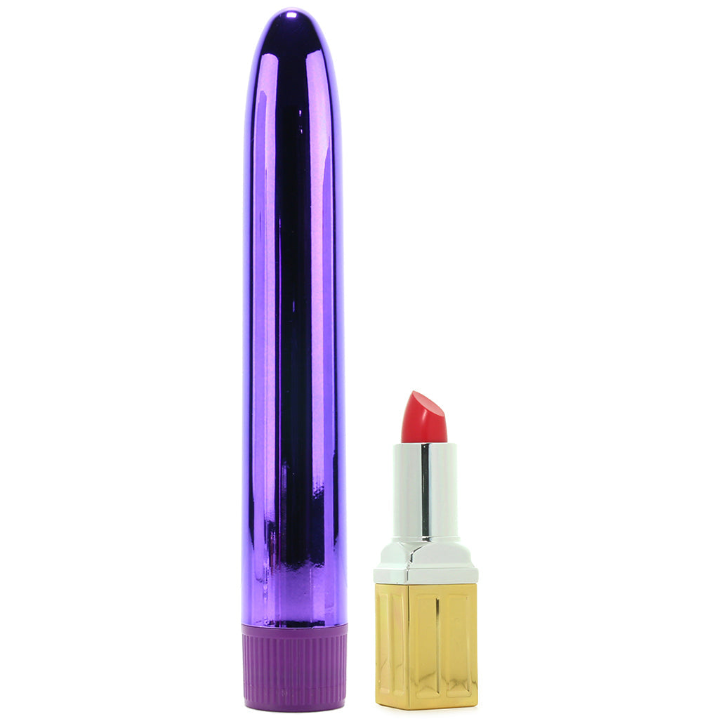 Classix 7 Inch Slimline Rocket Vibe in Metallic Purple Vibrators > Traditional Vibrators