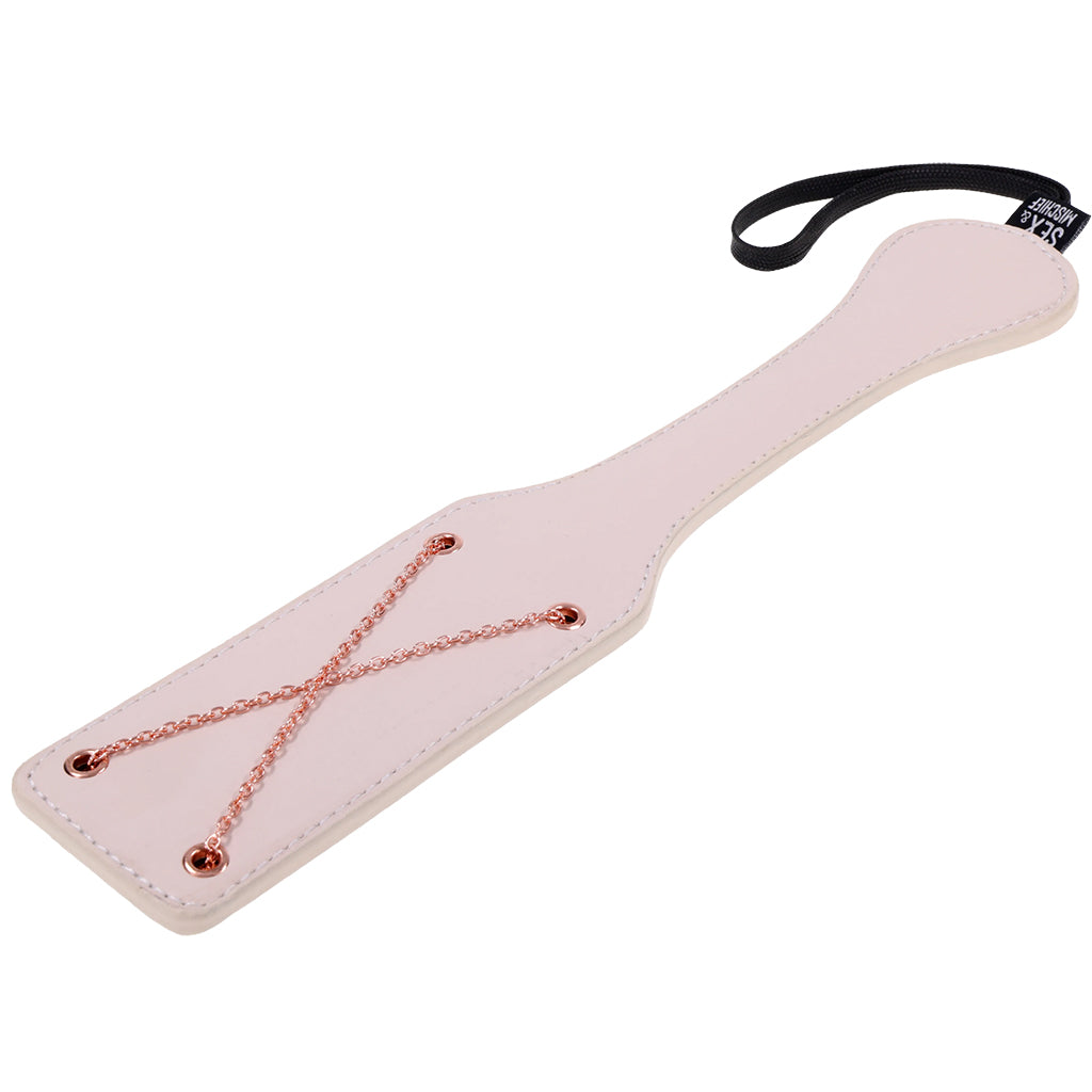 S&M Peaches 'n CreaMe Chain Impression Paddle Bondage and Fetish > Whips and Crops