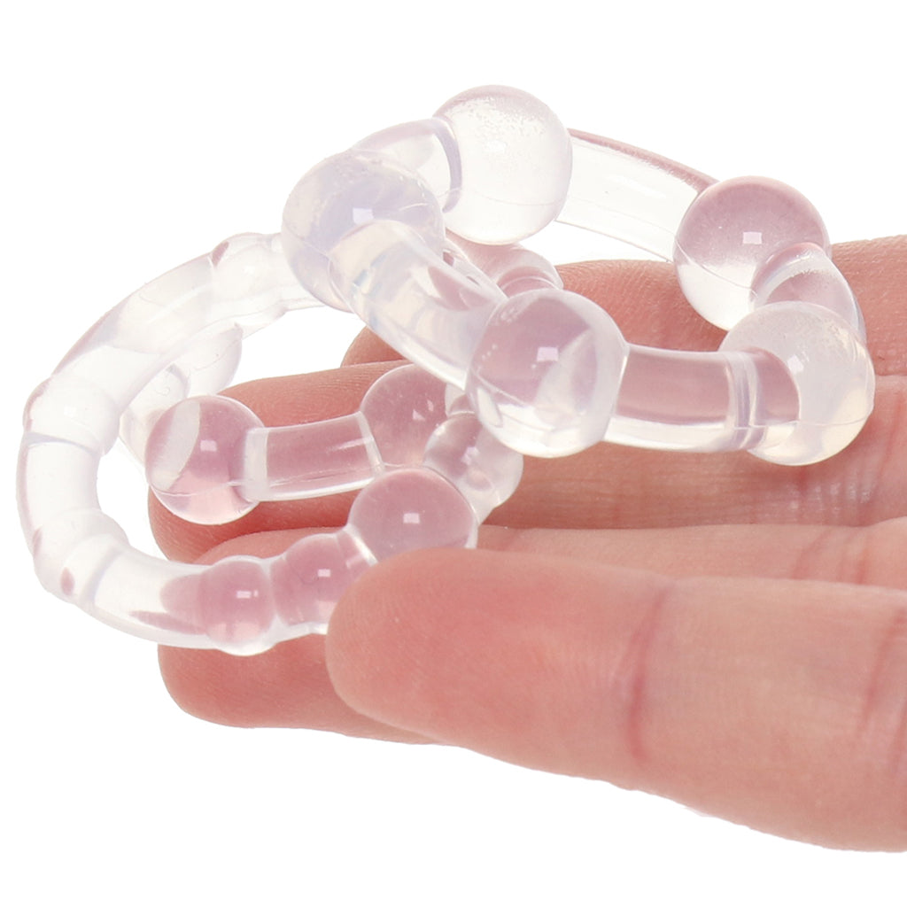Alpha Liquid Silicone Beaded Rings Cock Rings