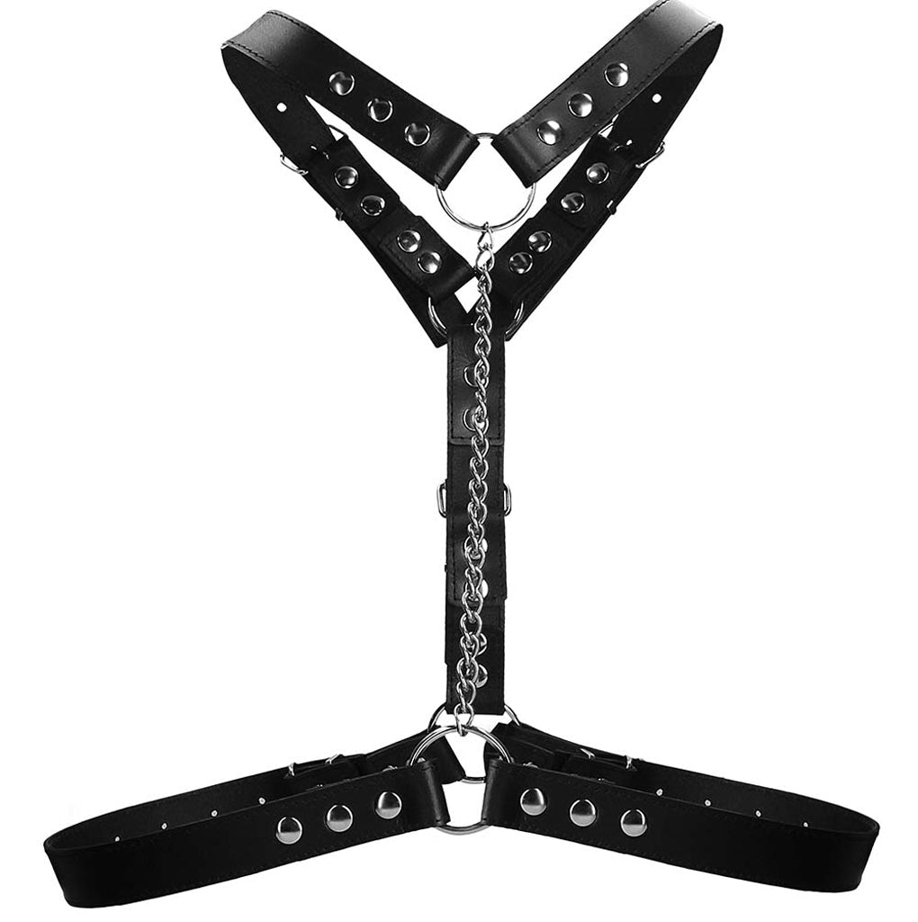 Ouch! Twisted Bit Bonded Leather Harness Bondage and Fetish > Tools & Accessories