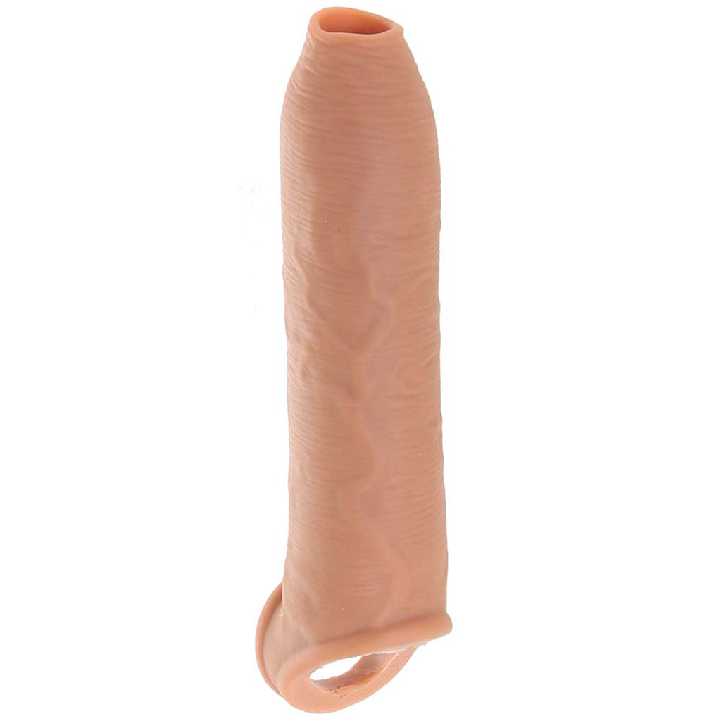 Fantasy X-tensions Elite Uncut Enhancer with Strap in Tan Male Enhancement > Extenders and Sleeves