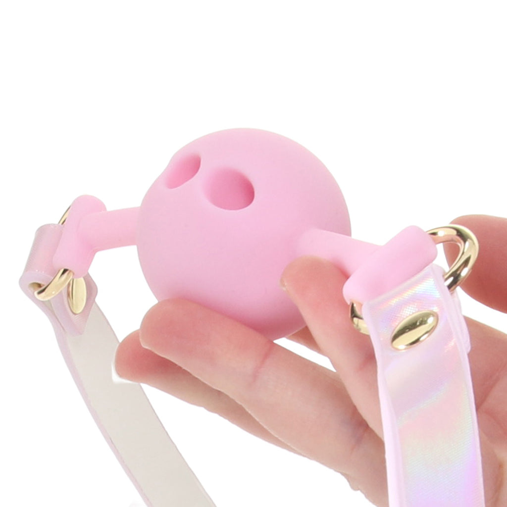 Ouch! Paris Collection Silicone Ball Gag in Pink Bondage and Fetish > Ball Gags & Mouth Restraints