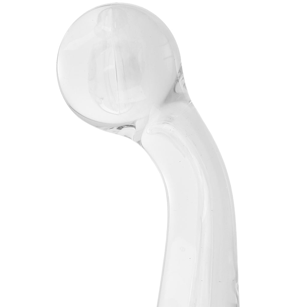 Crystal Premium Glass G-Spot Wand in Clear Dildo Sex Toys > G-Spot Dildos