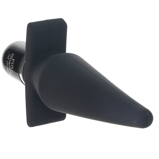 Delicious Fullness Vibrating Silicone Butt Plug