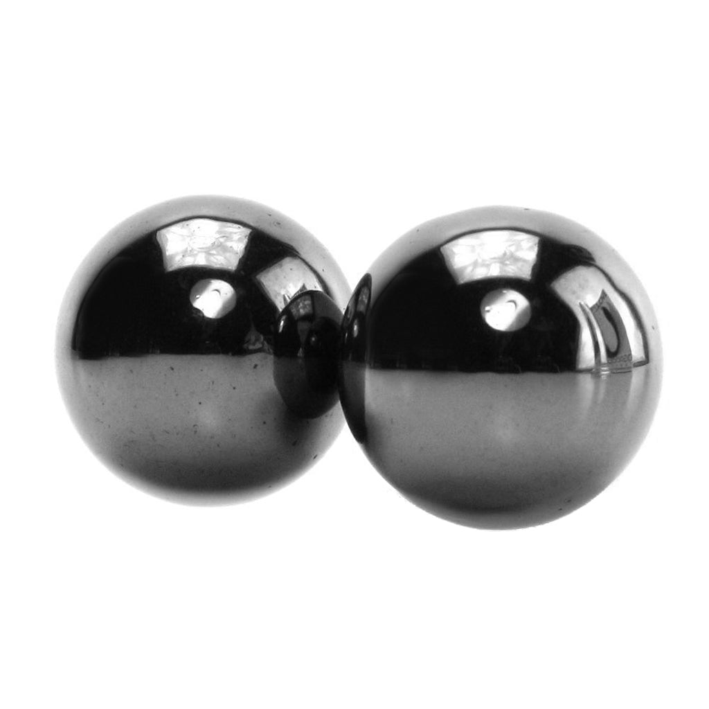 Nen-Wa Magnetic Hematite Balls in Black Kegel, Ben Wa and Pelvic Health Tools