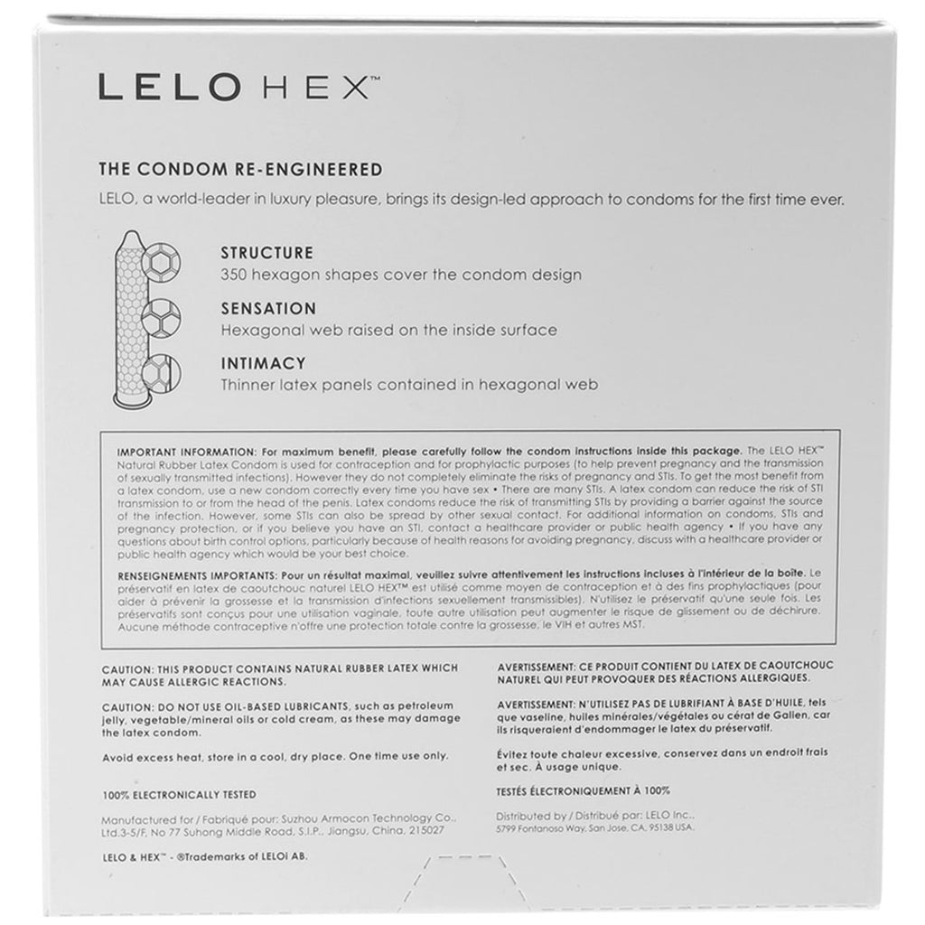 Lelo Hex Original Condoms 36-Pack Condoms