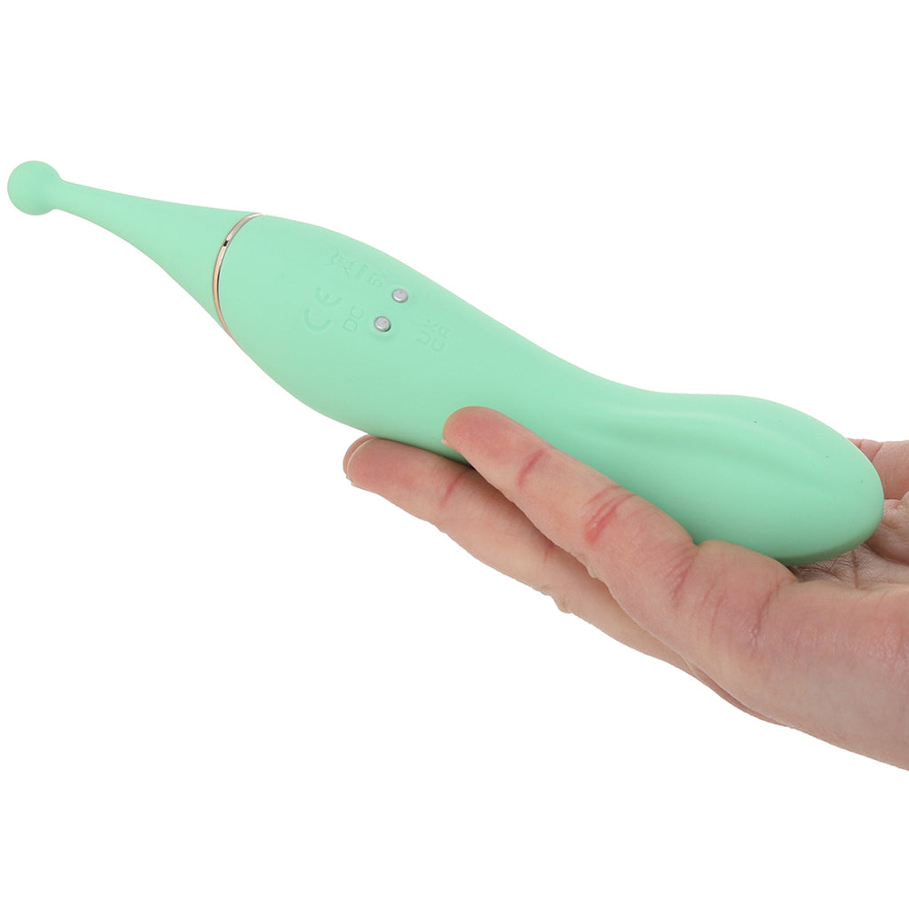 Stella Dual Ended Stimulator Vibe in Green Vibrators > G-Spot Vibrators
