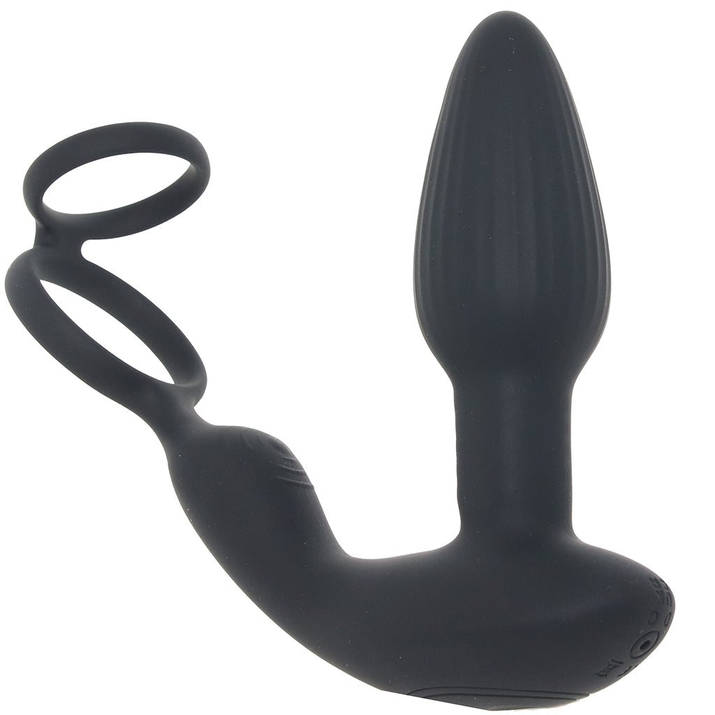 LEVELZ Dual Vibrating Ring and Rotating Plug