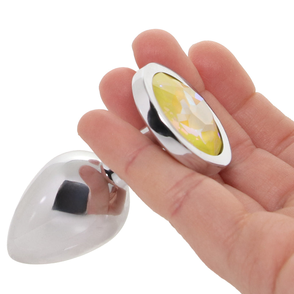 Rear Assets Small Yellow Gem Plug Anal Sex Toys > Butt Plugs