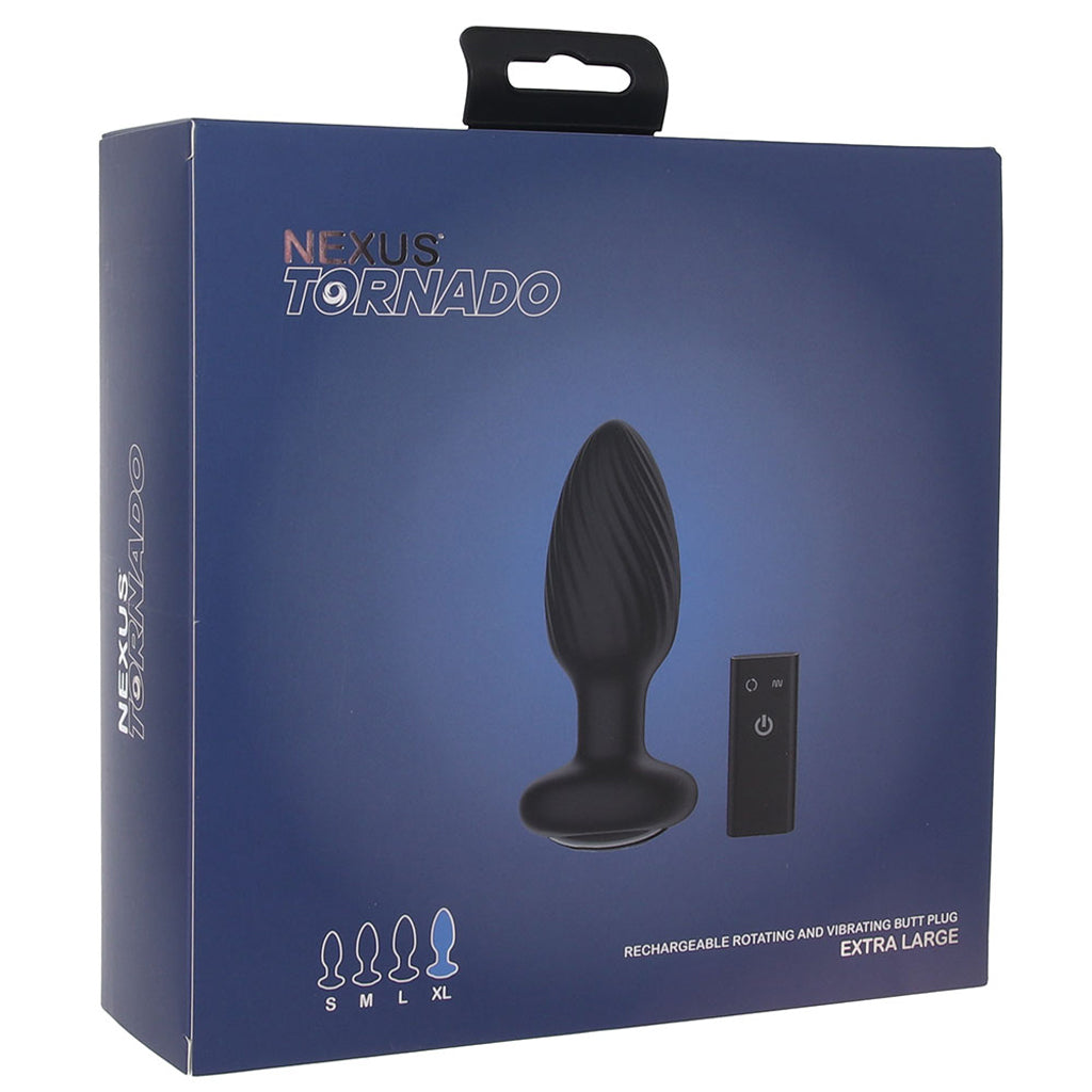Tornado Remote Rotating Butt Plug Vibe Anal Sex Toys > Butt Plugs