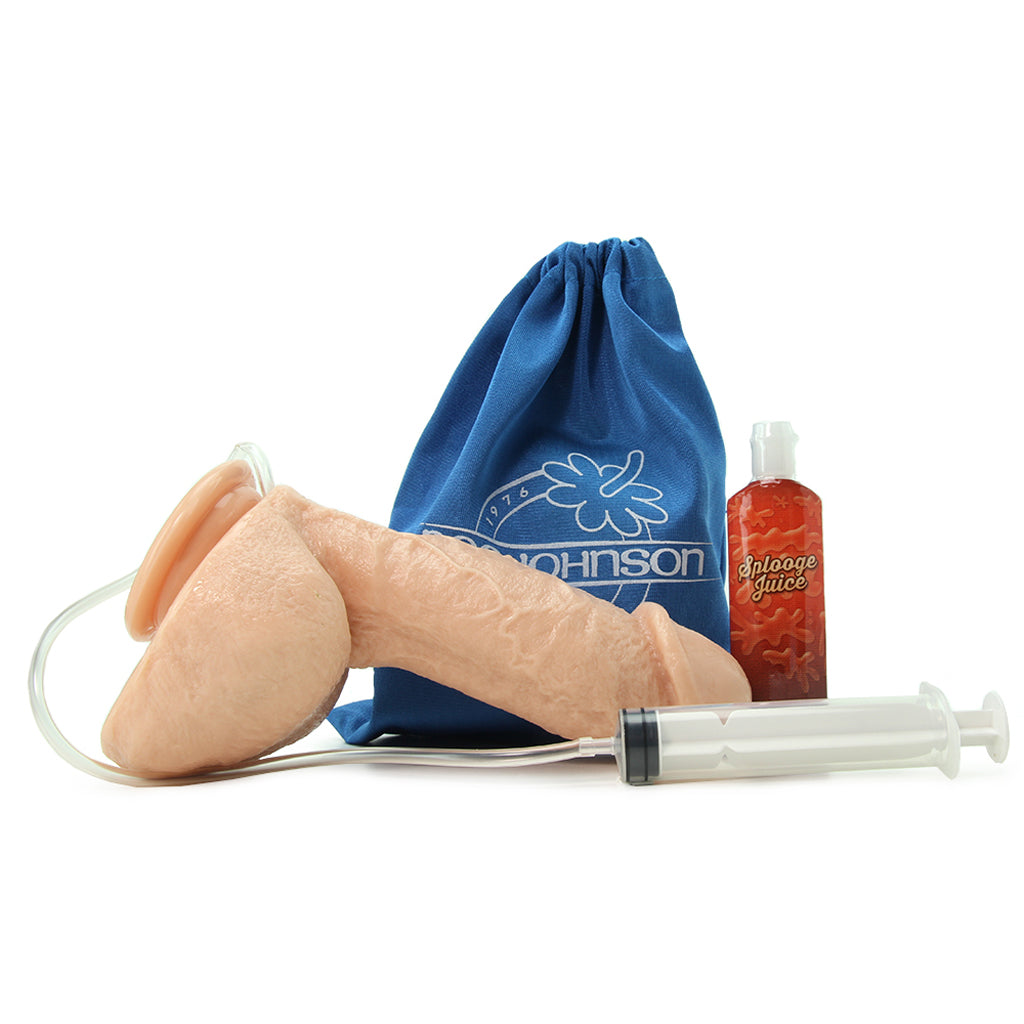The Amazing Squirting Realistic Cock in White Dildo Sex Toys > Realistic Dildos