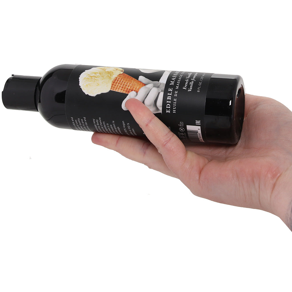 Edible Massage Oil 8oz/236ml in Vanilla Sensual Love > Massage