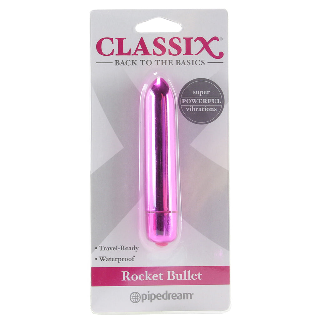 Back to the Basics Rocket Bullet Vibe in Pink Vibrators > Bullet and Egg Vibrators