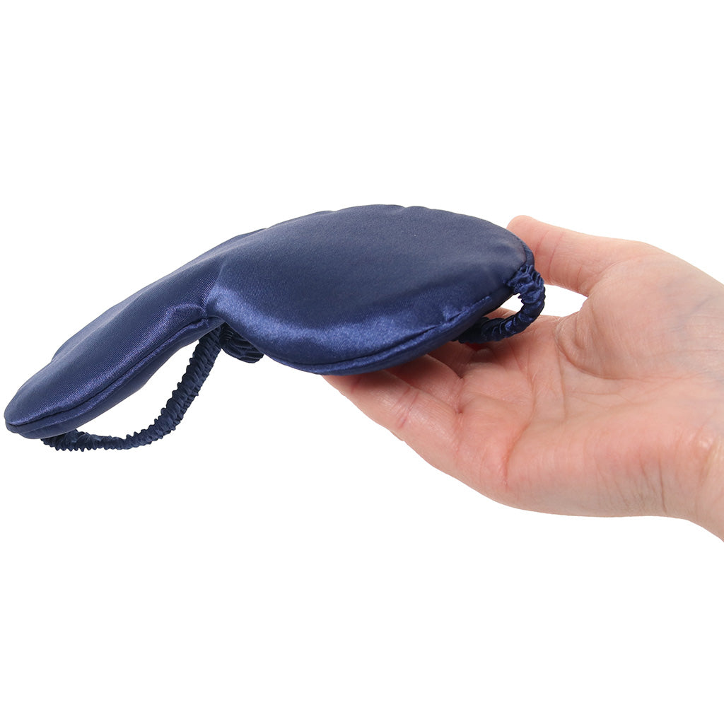 Ouch! Satin Blindfold in Navy Blue Bondage and Fetish > Pleasure Masks and Dress Up Play