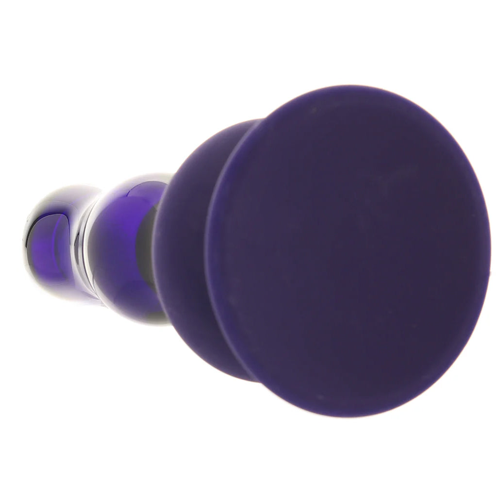 Icicles No.83 Vibrating Glass Plug in Purple Anal Sex Toys > Anal Vibrators