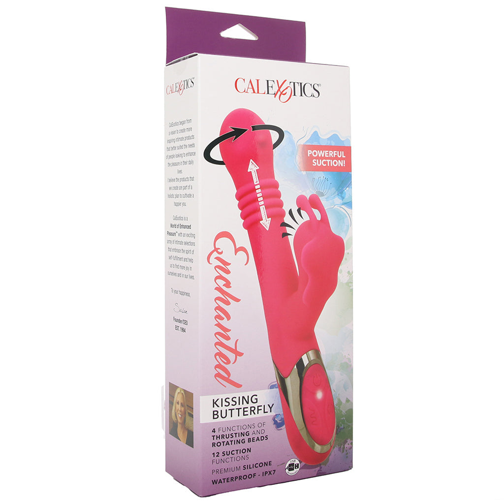 Enchanted Kissing Butterfly Thrusting Suction Rabbit Vibe Vibrators > Rabbit Vibrators