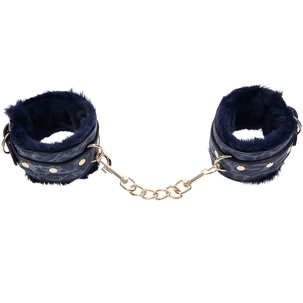 Sex & Mischief Cougar Fur Handcuffs Bondage and Fetish > Wrist and Ankle Cuffs