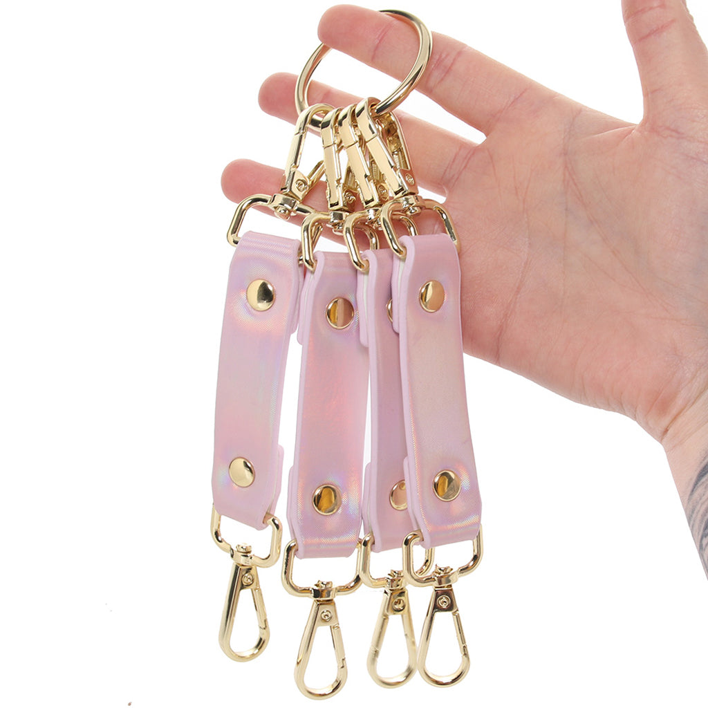 Ouch! Paris Collection Hogtie Connectors in Pink Bondage and Fetish > Restraints