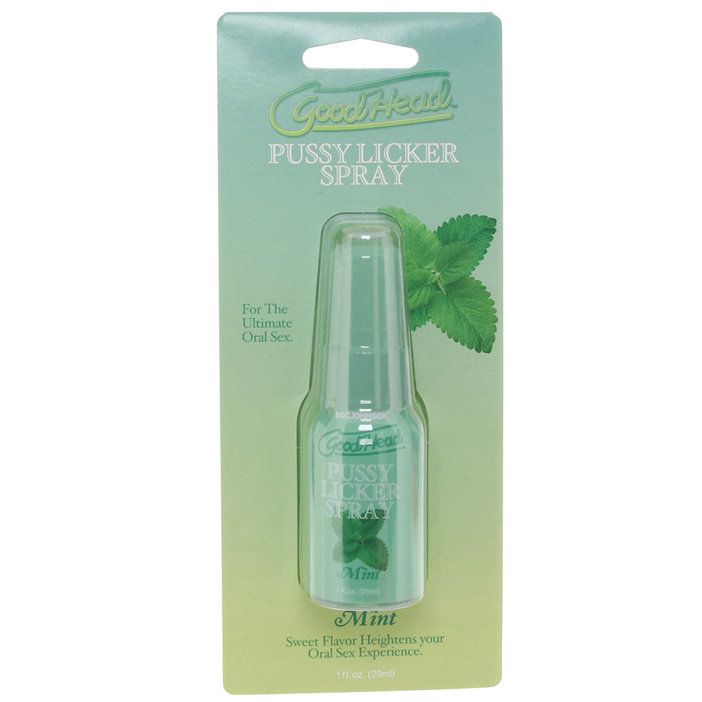GoodHead Pussy Licker Spray 1fl.oz/29ml in Mint Lubes and Lotions > Flavored Sex Lubes
