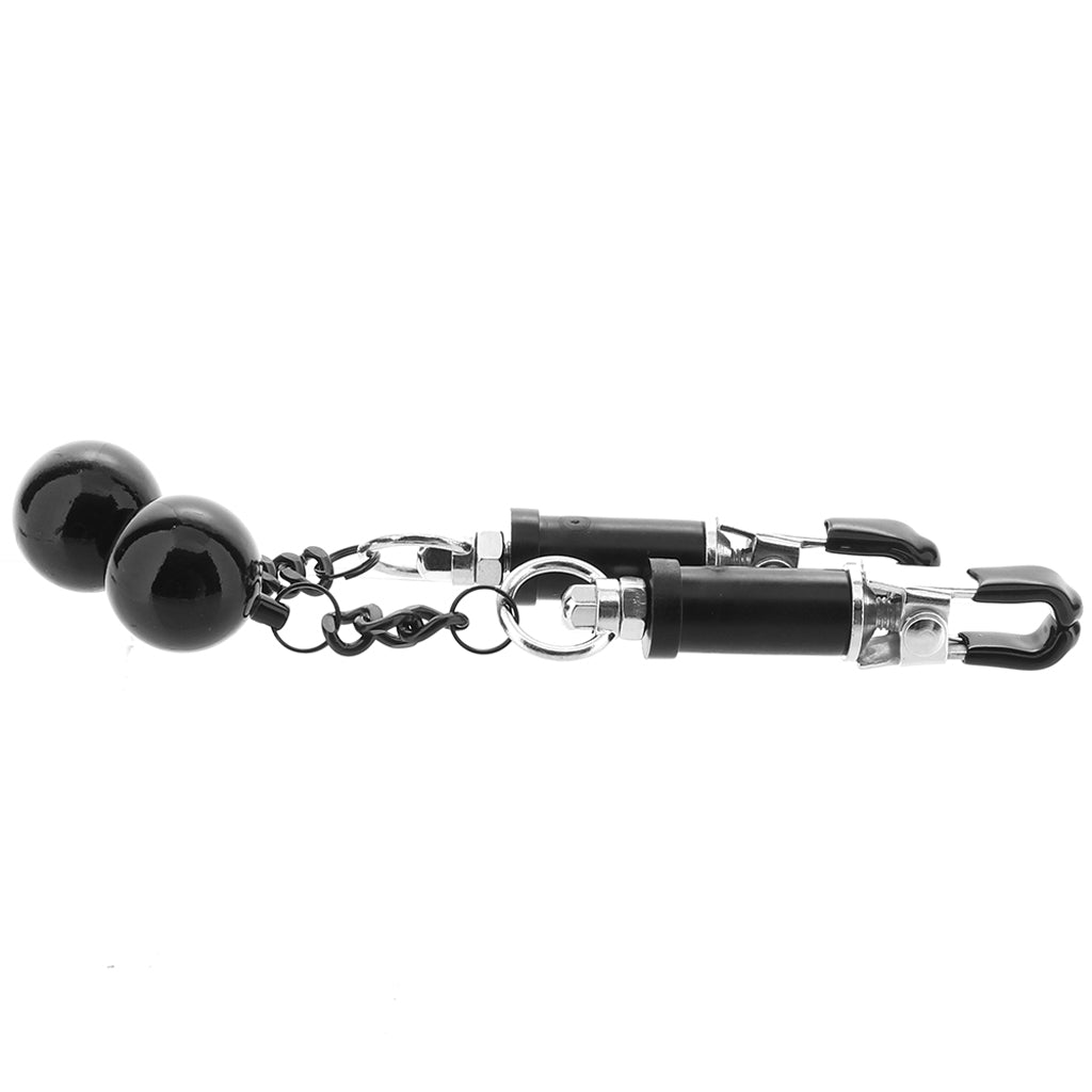 Nipple Grips Weighted Twist Nipple Clamps Bondage and Fetish > Nipple Stimulators & Clamps