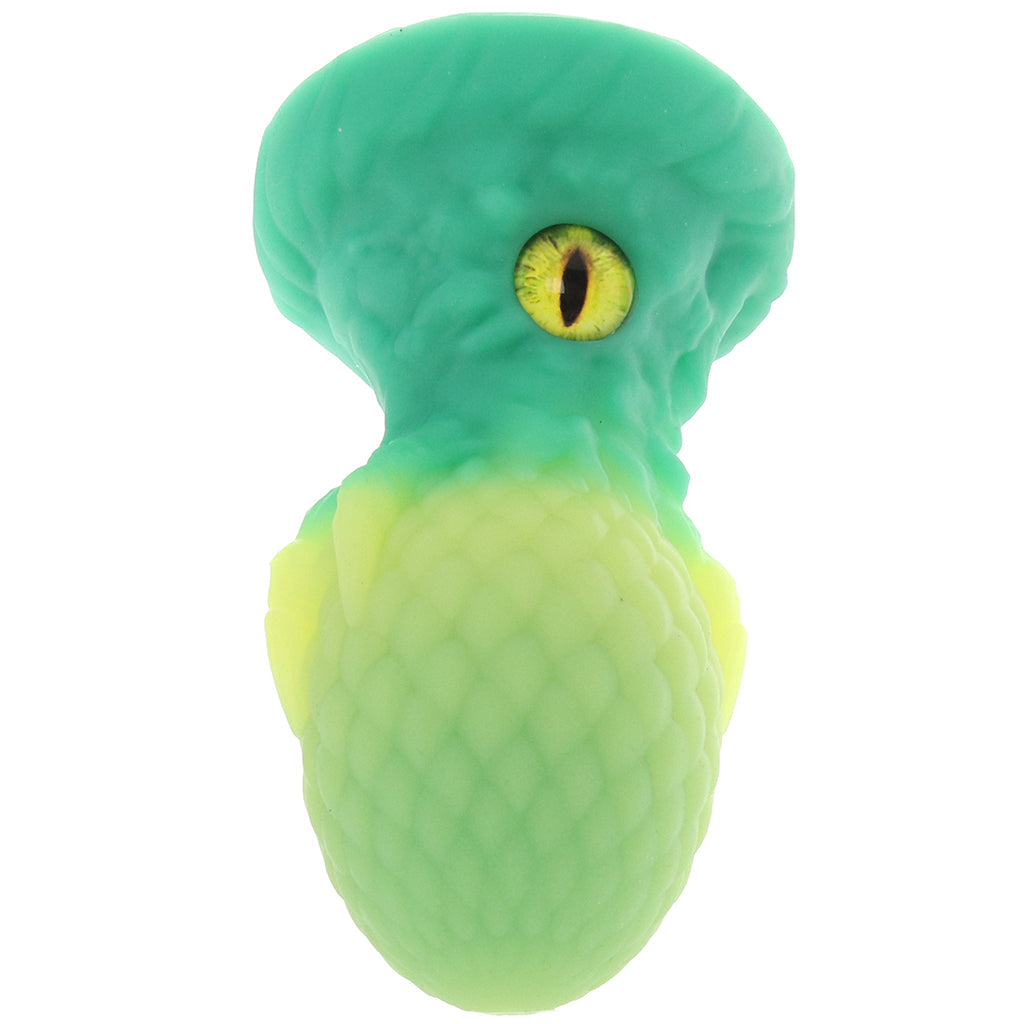 Creature Cocks Eye of the Dragon Silicone Plug in Green Anal Sex Toys > Butt Plugs