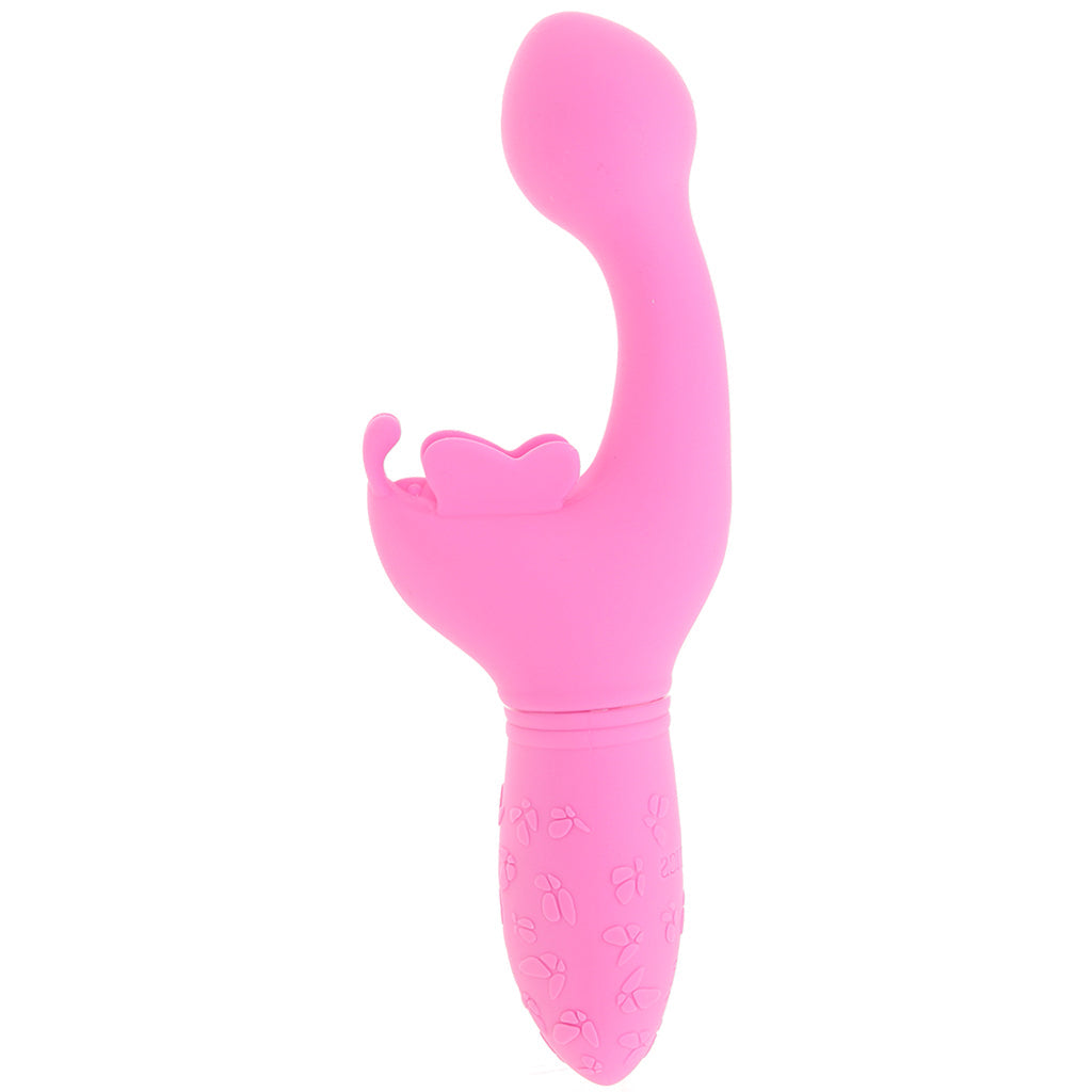 Rechargeable Butterfly Kiss Vibrator in Pink Vibrators > G-Spot Vibrators