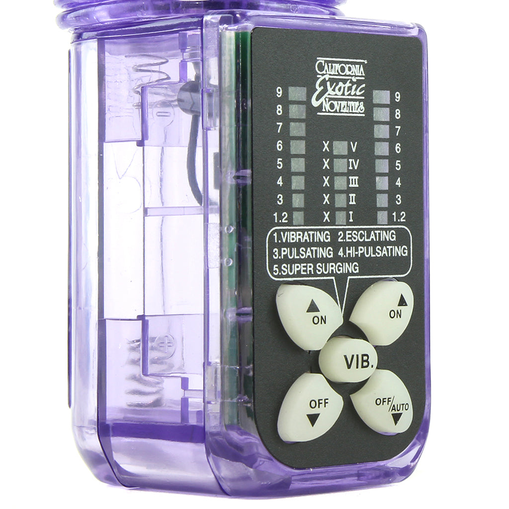 Purring Thrusting Panther Vibe in Purple Vibrators > Rabbit Vibrators