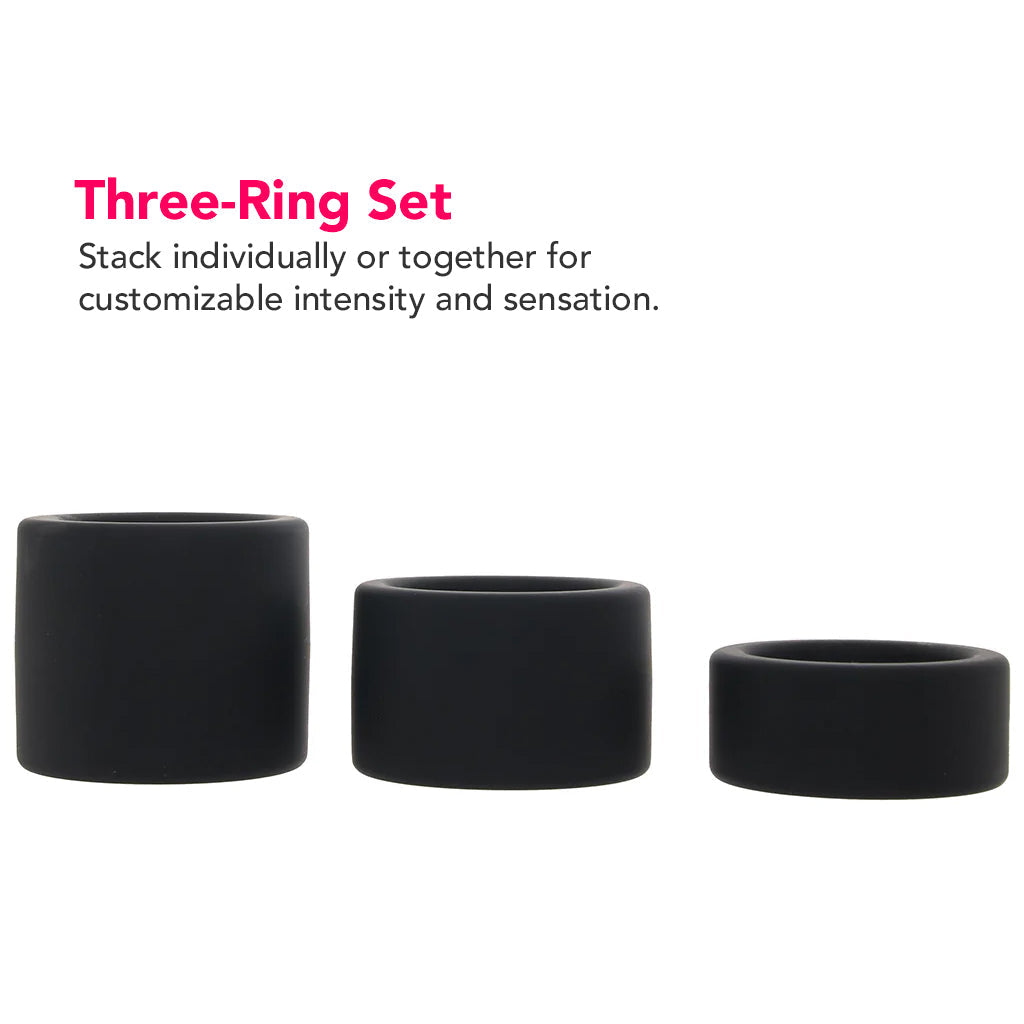 Performance Plus Accelerate 3 Ring Set Cock Rings