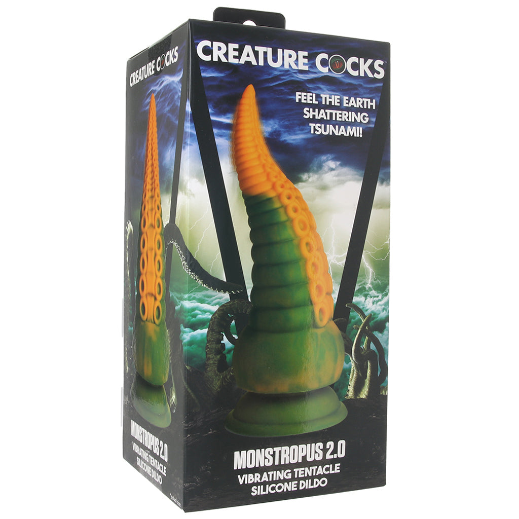 Creature Cocks Monstropus 2.0 Vibrating Dildo Dildo Sex Toys > Fantasy Dildos