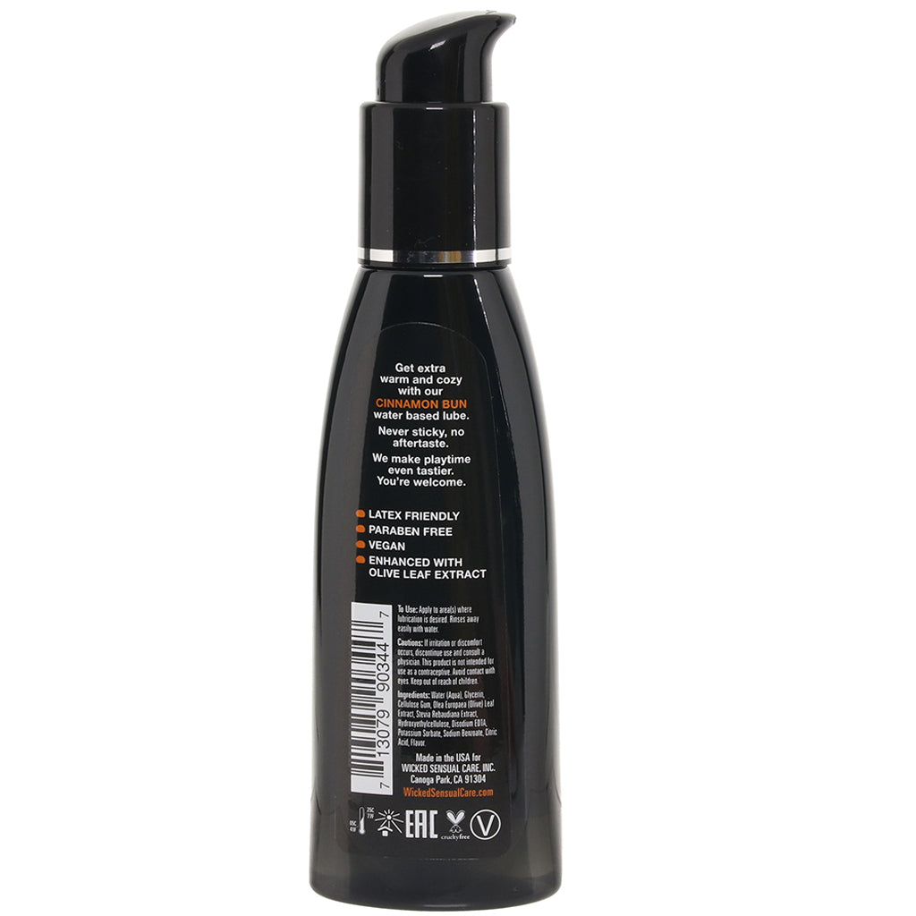 Aqua Flavored Lube 4oz/120ml in Cinnamon Bun Lubes and Lotions > Flavored Sex Lubes