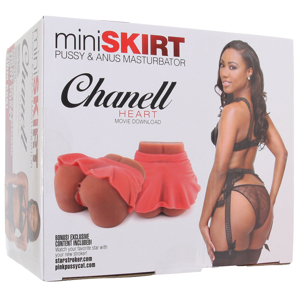 Chanell Heart Mini Skirt Pussy & Anus Masturbator Male Masturbators > Porn Stars